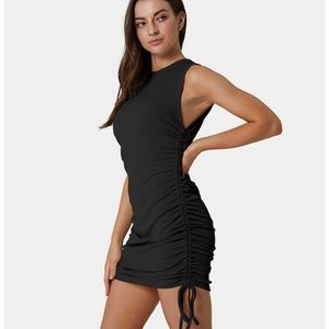 Side tie dress
